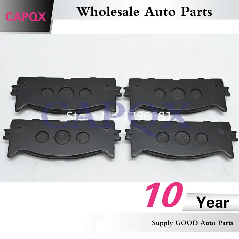 Передние тормозные колодки CAPQX OEM #04465 33450 для ES240/ES350 CAMRY AURION 2006 2007 2008 2009 2010 2011 2012 MAZDA