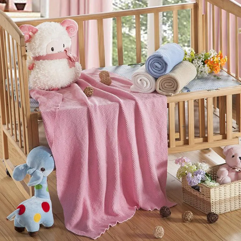 Одеяло из хлопка для новорожденных 85*105 см принадлежности новорожденных|Одеяла| |