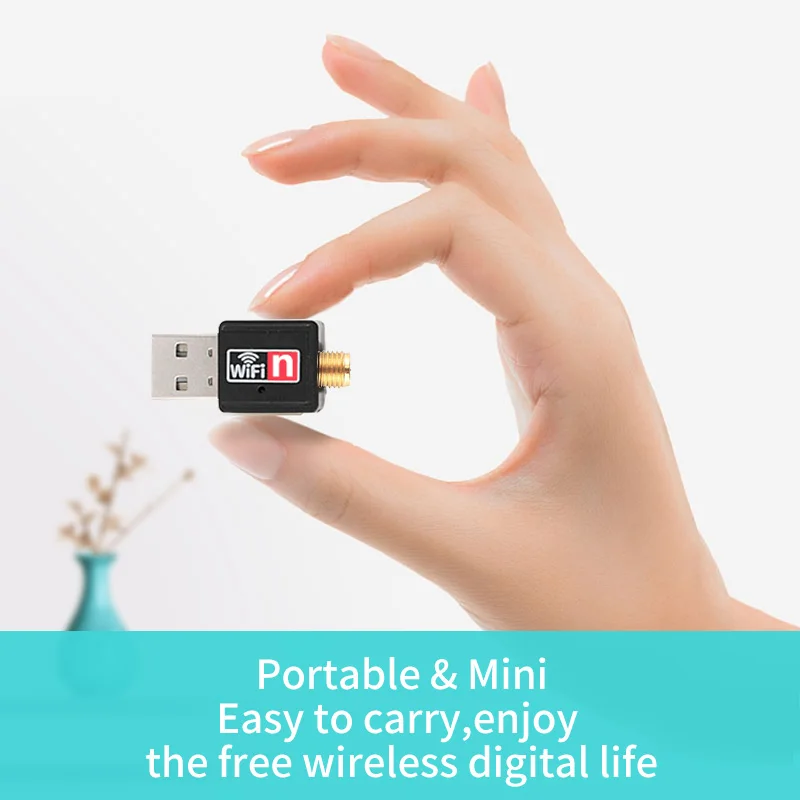 Беспроводная сетевая карта Cioswi USB 2 0 Wi Fi адаптер MT7601 150 м LAN поворотная антенна для