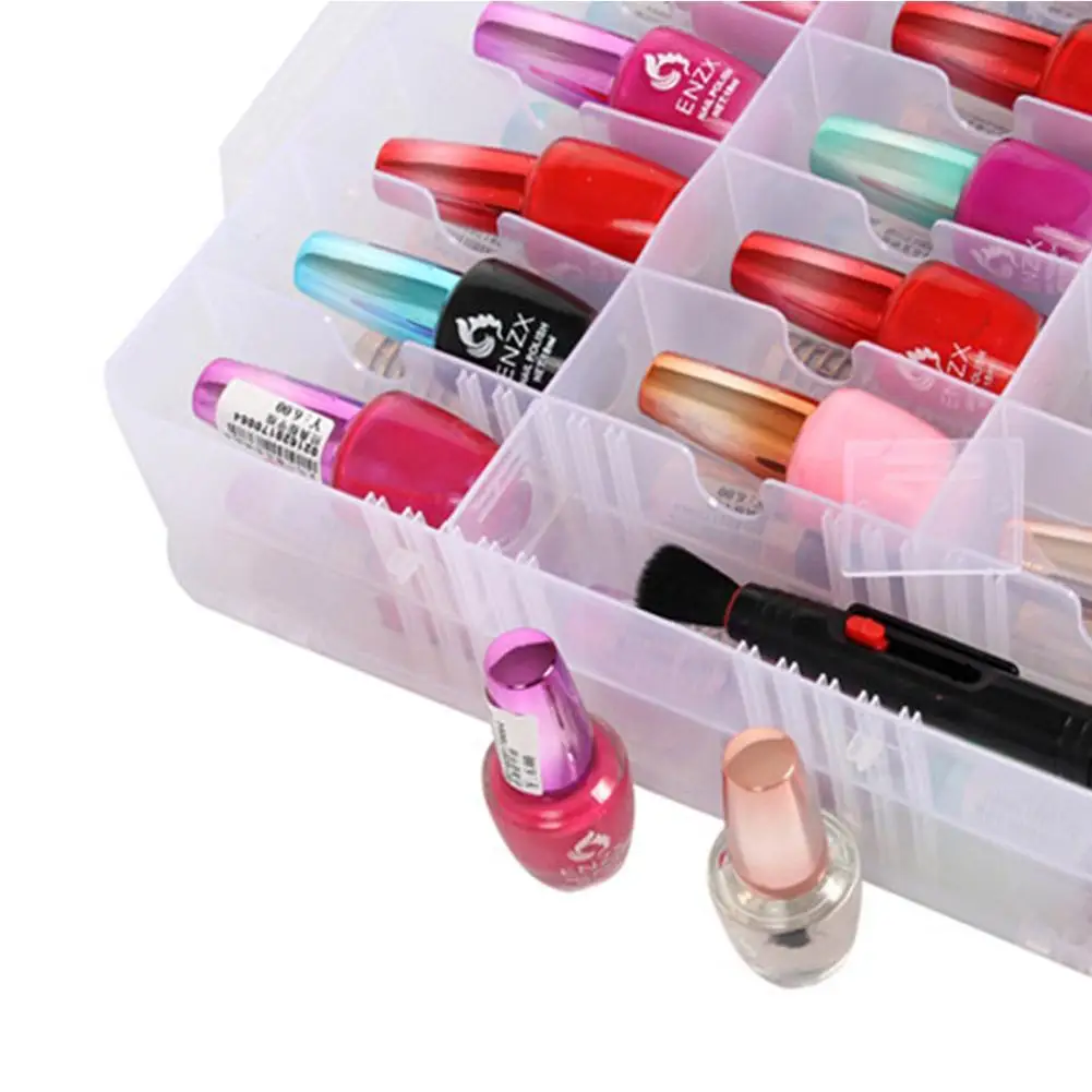 Пустой контейнер для хранения лака ногтей оборудование масла 48 ячеек