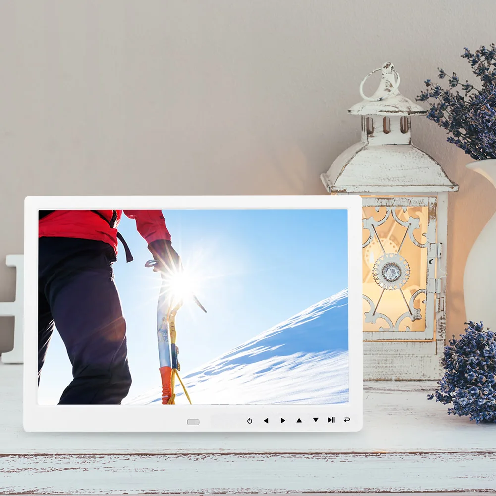 

17 inch HD Touch Digital Photo Frame Multi-Media Music Video Player with Remote Control Smart Alarm Clock Picture Album Holder