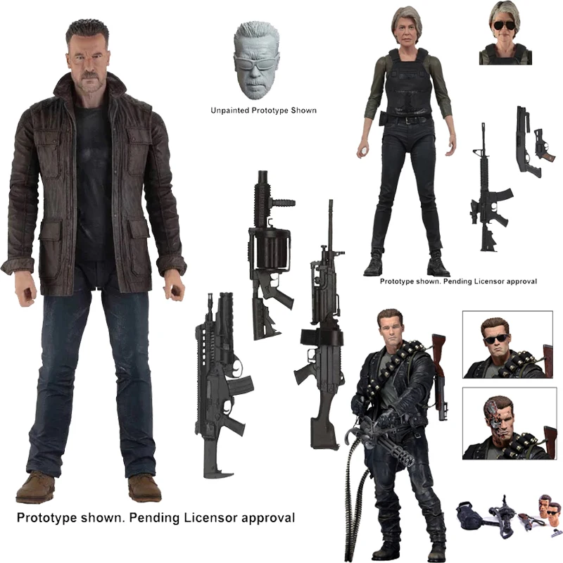 

NECA Terminator T-800 Dark Fate Sarah Connor PVC Action Figure Toy Doll Christmas Birthday Gift