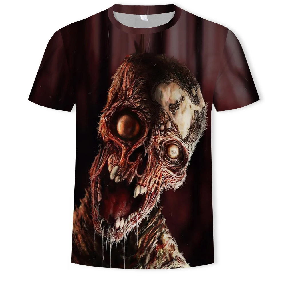 

2021 summer new style all-match men's top 3DT print fashion hip-hop retro T-shirt men's short-sleeved retro T-shirt top