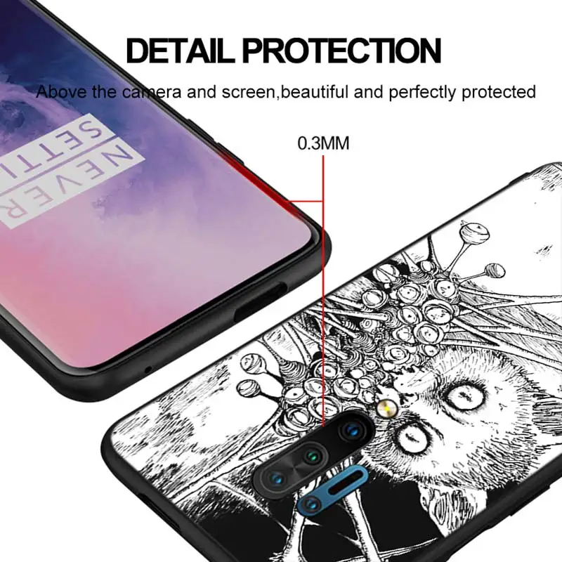 

Junji Ito Tees Horror For onePlus 8 Pro 7T Pro 5 6 7 8 case American TV Riverdale For onePlus 5T 6T 7T Phone case