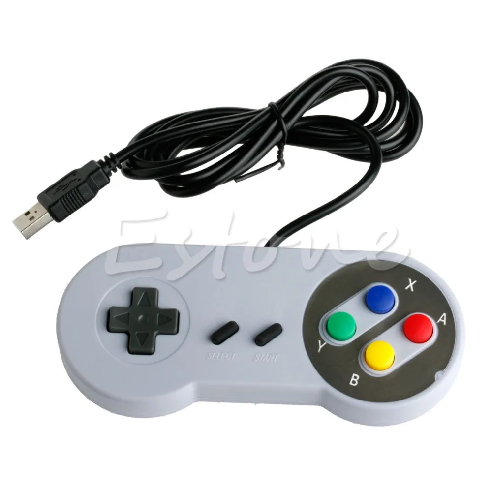 1 шт. USB контроллер для эмулятора супер Nintendo SNES ПК/Mac|Геймпады| |