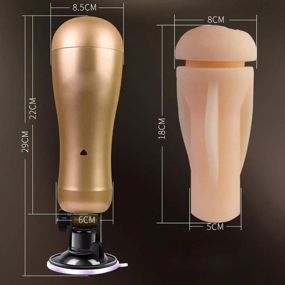 Перезаряжаемый Мужской мастурбатор без рук с сильной присоской искусственная