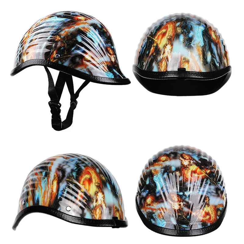 Мотоциклетный шлем с открытым лицом в стиле ретро для езды на мотоцикле Kawasaki Z800