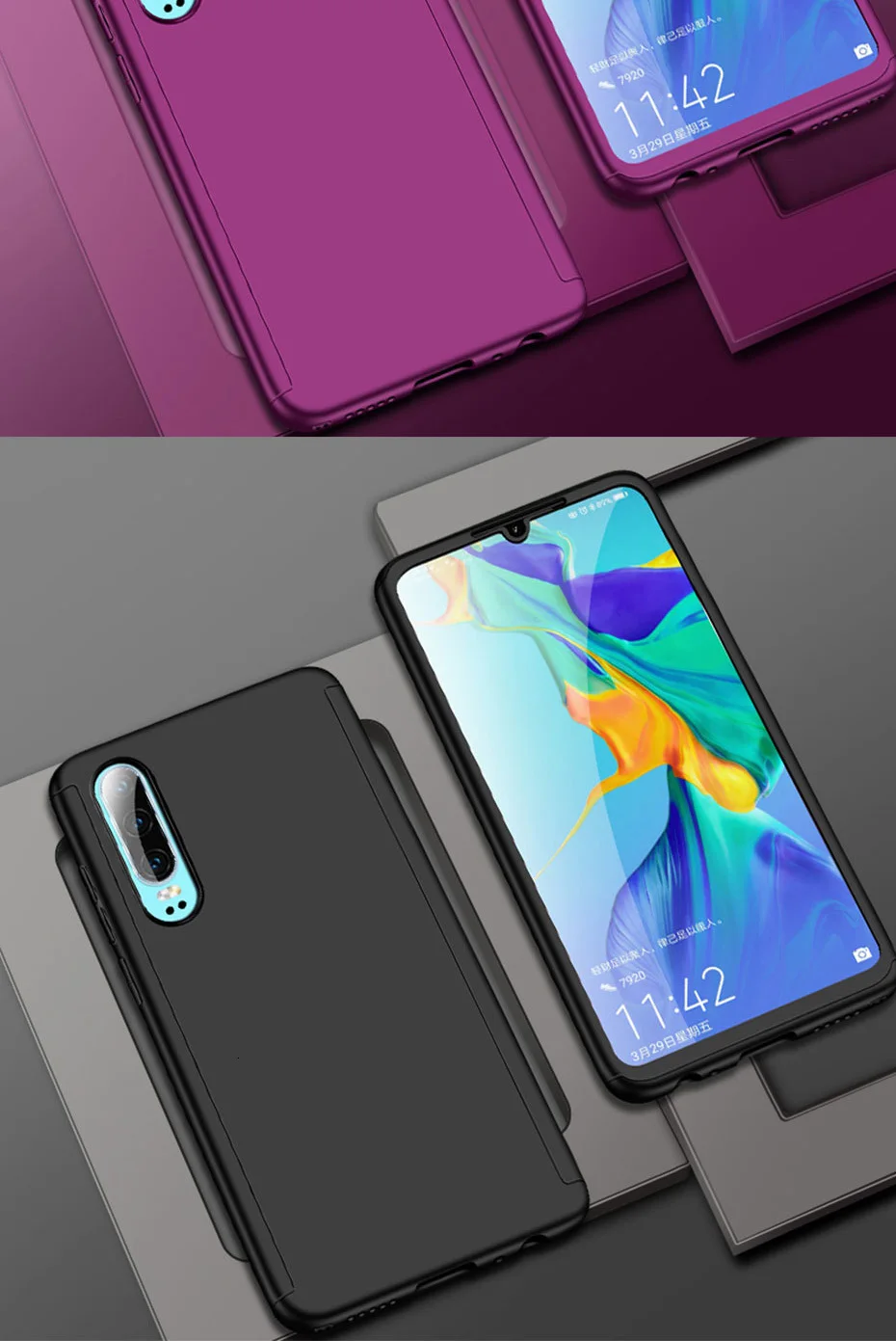 360 чехол с полной защитой для huawei P30 P20 Lite, чехол для huawei mate 20 10 30 Pro P Smart чехол для телефона с закаленным стеклом