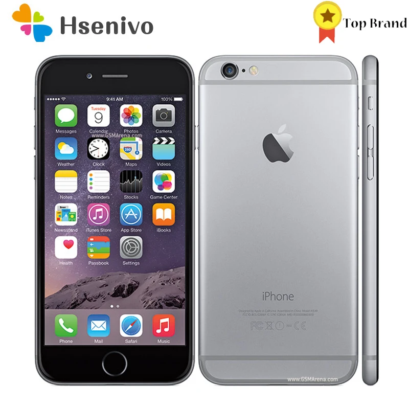 

Смартфон Apple iPhone 6, разблокированный, оригинальный, экран 95% дюйма, 8 Мп, IPS, 1 ГБ ОЗУ, 16 Гб 64 Гб 4,7 Гб ПЗУ, GSM, WCDMA, LTE, iPhone 6