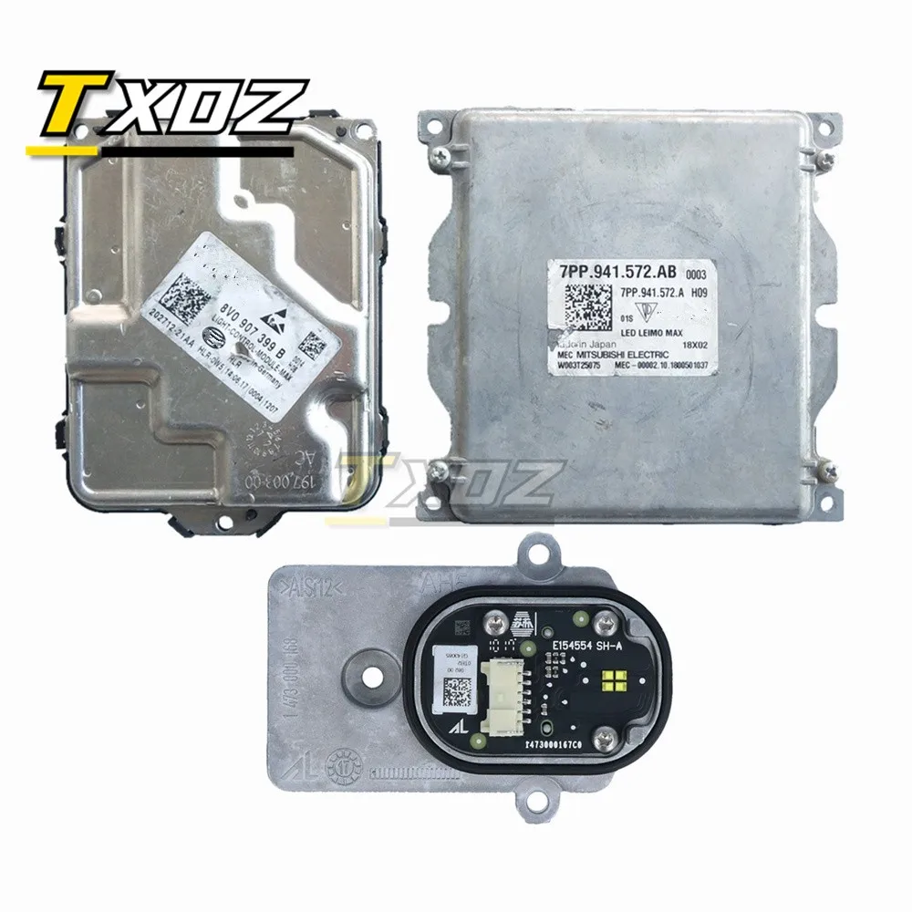 Оригинальные светодиодсветодиодный фары 7PP941572AB 1473000167C0 8V0907399B, компьютерный модуль DRL для VW Tiguan 8V0 907 399 B