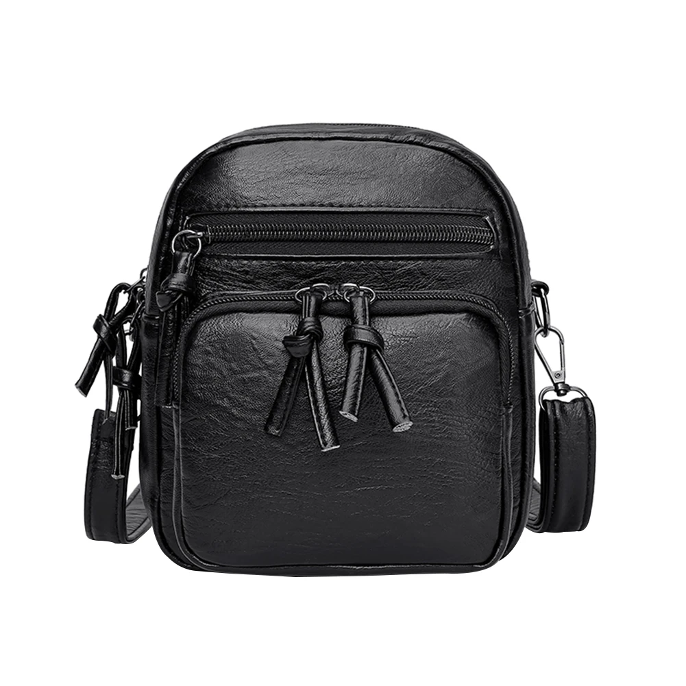

Retro PU Small Shoulder Bag Women Small Crossbody Purse Female Messenger Satchel Popular Simple Female Daily Bag