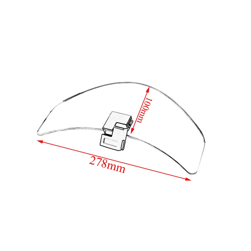

Airflow Adjustable Windscreen Wind Deflector Universal Motorcycle Windshield for Kawasaki BMW Ducati honda Benelli Triumph