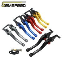 semspeed 3d rhombus short parking brake levers for honda pcx 150 125 160 2021 motorcycle brake clutch automatic lock levers