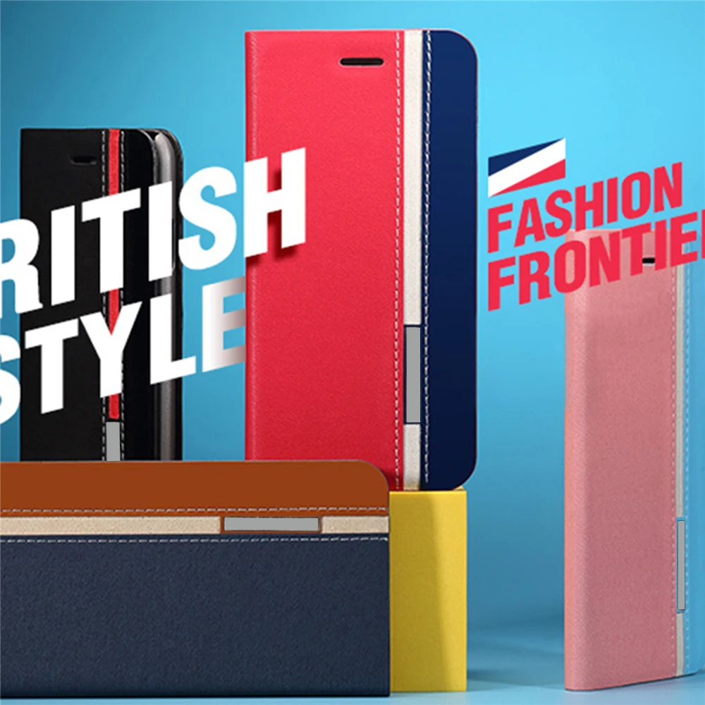 

Protective Phone Back Cover Case PU Leather Phone Flip Cover for Asus ROG Phone 2 ZS660KL Phone Shell