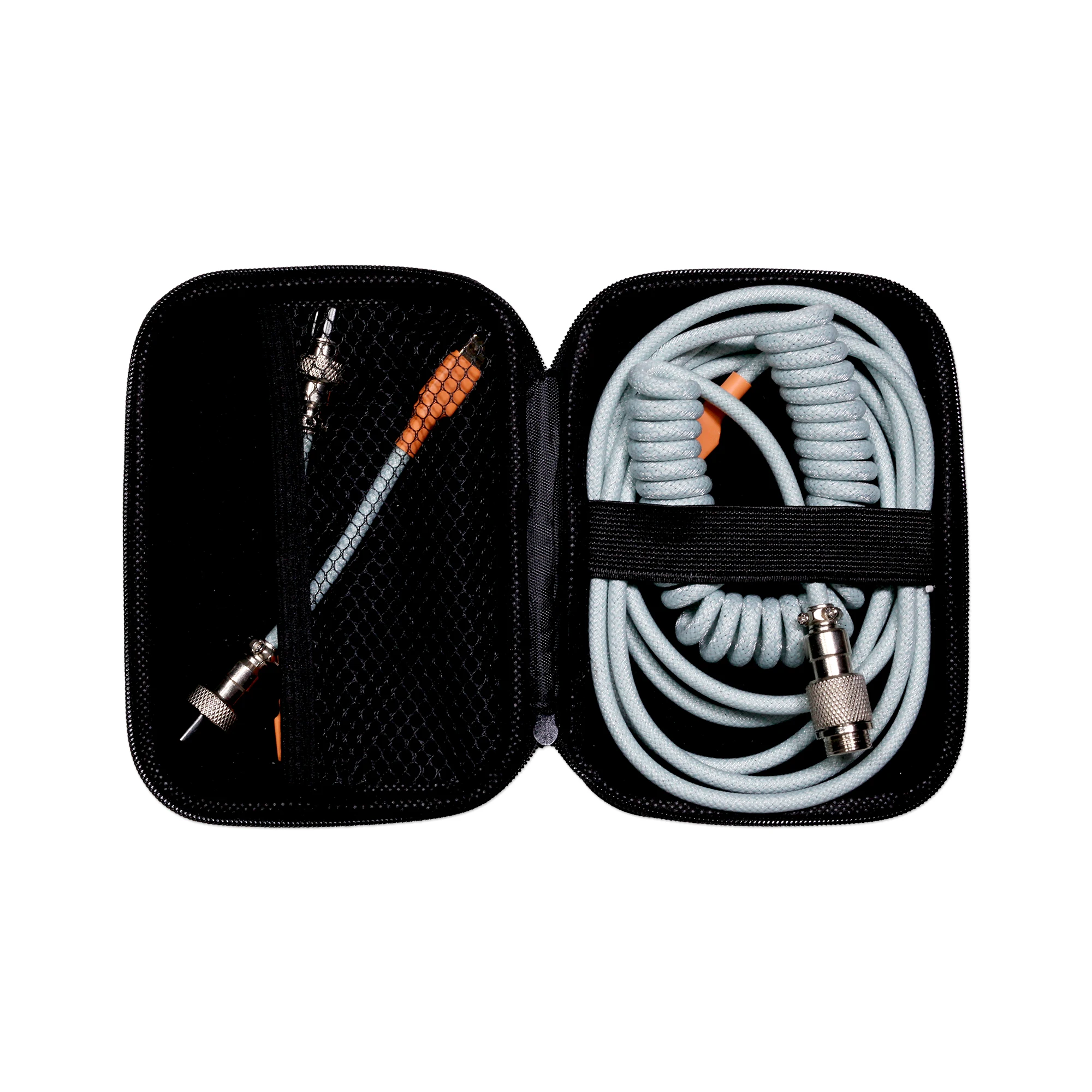 mstone space cable aviator custom usb c port mini port coiled cable wire for mechanical keyboard usb cable type c usb light blue free global shipping