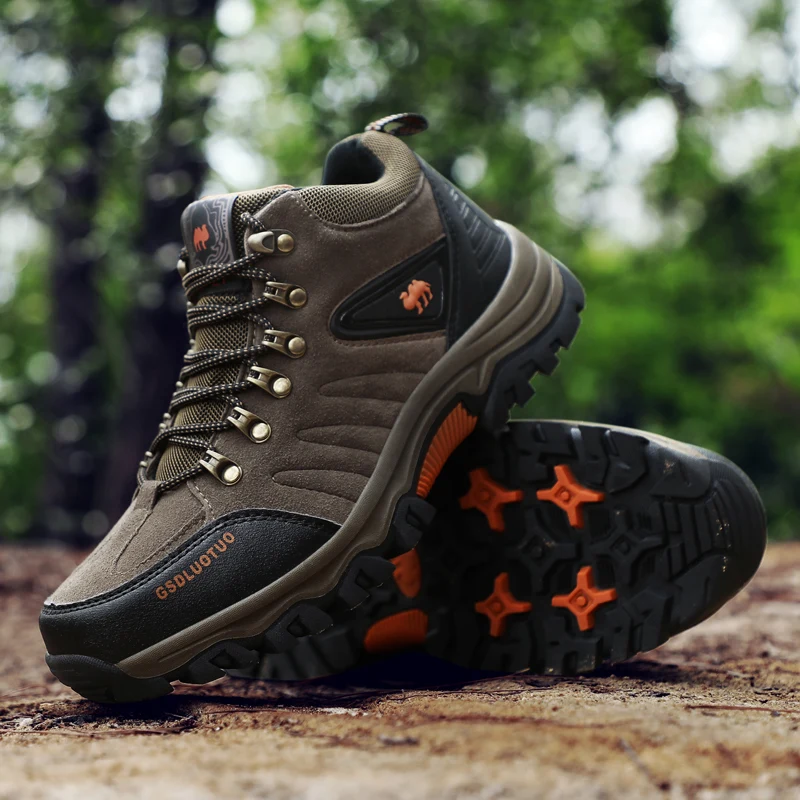 Chiang Men High-top Comfortable boots Casual Brand Warm Hiking Sneakers For Winter Outdoor Sports High-Quality Work Shoes