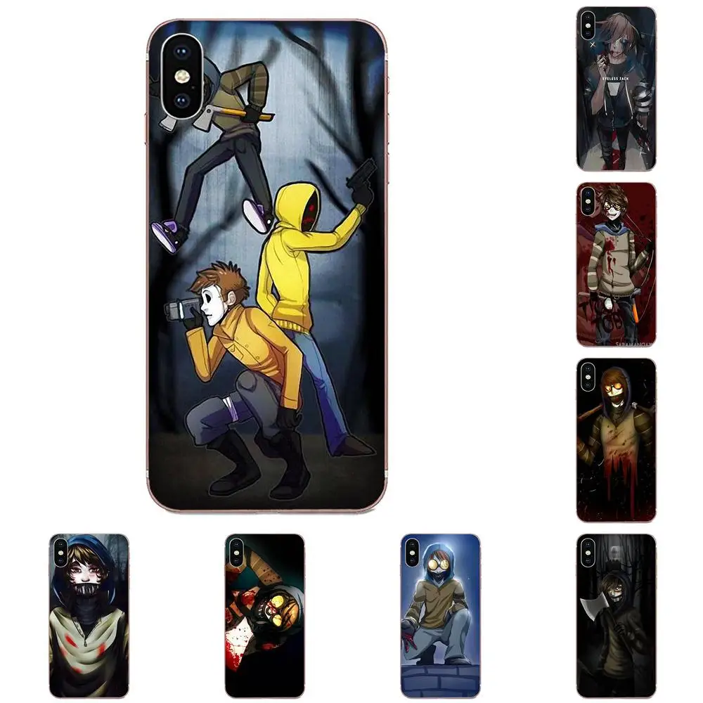 Для Apple iPhone 4 4S 5 5C 5S SE 6 6S 7 8 11 Plus Pro X XS Max XR Ультратонкий чехол Creepypasta Ticci Toby Reader |