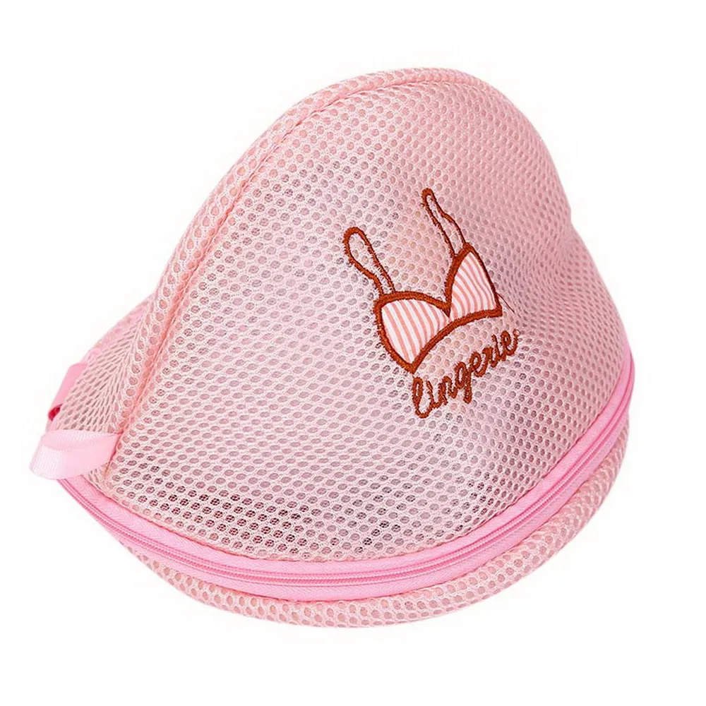 Zippered Foldable Wash Laundry Bag Bra Socks Underwear Clothes Washing Machine Protection Net Mesh Wholesale Basket | Дом и сад