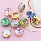 XiChuan Топ новый продукт высокого качества стразы аксессуары из лотоса с заостренным дном вырез багажные принадлежности телефона украшения