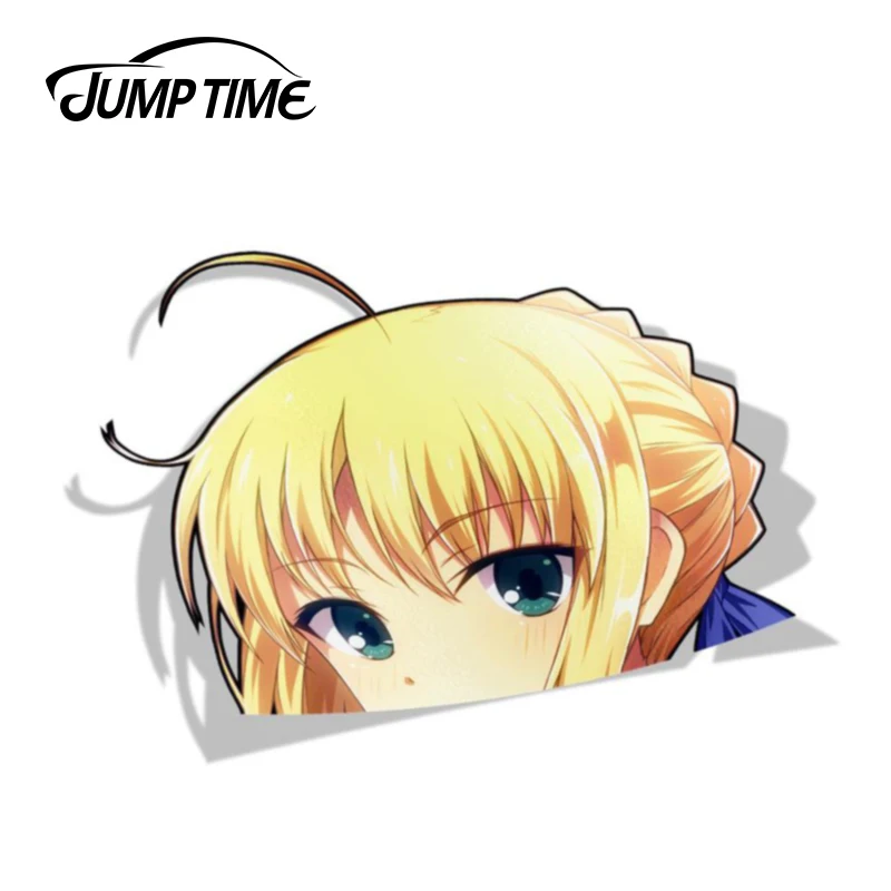 Прыгать время 13 см х 12 Fate Stay Night Saber домашние тапочки с изображением головы аниме