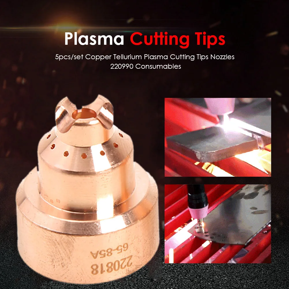 

5pcs MAX65/85/105 220818 Plasmas Cutting Torch Manual Protective Shield Cap Consumables Parts Welding Nozzles Cap