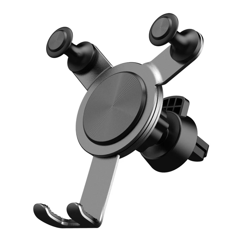 

Автомобильный держатель для телефона, автомобильное крепление из алюминиевого сплава для крепления на вентиляционное отверстие, аксессуа...