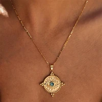 2022 new fashion women temperament ancient egypt gold eye of horus pendant necklaces women charm party necklace jewelry