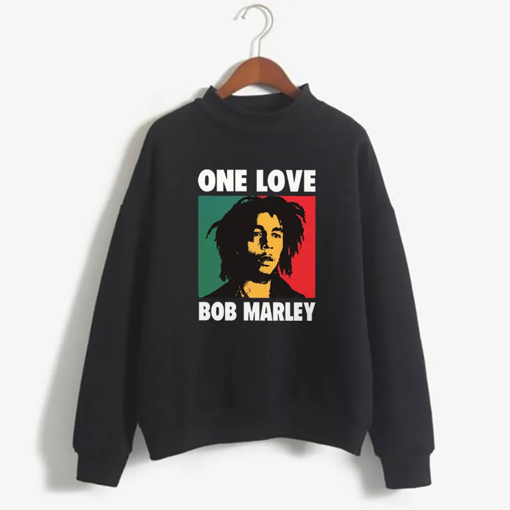 2021 Hip Hop Streetwear Harajuku Sweater Style Bob Marley Sweater Autumn Cotton Pullover