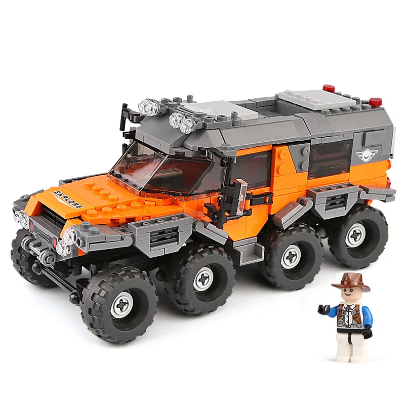 Новые 610 шт внедорожные Приключения Se строительные блоки кирпичи техника Модель