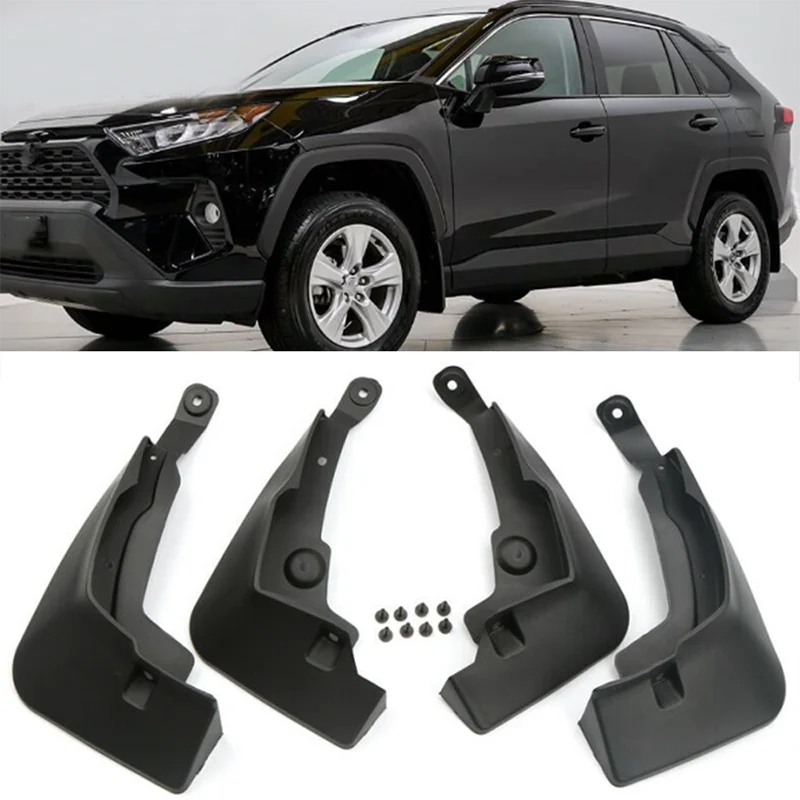 Подходит для Toyota RAV4 2019 2020 набор из 4 Брызговик Брызговики внешней грязи Всплеск