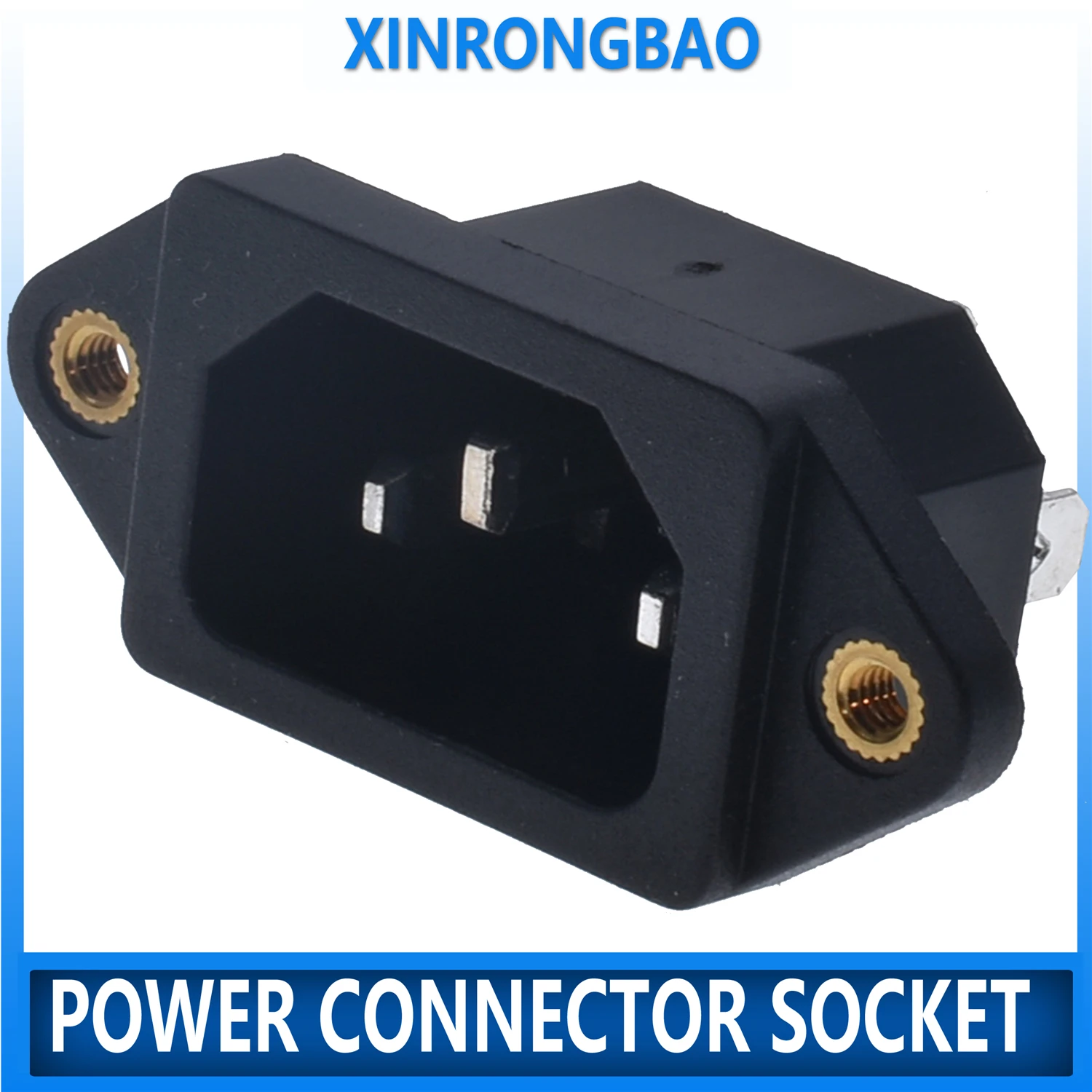 DB-14-1B AC 250V10A 5 шт. 3P IEC320 C14 штекер панель питания входные гнезда разъемы с
