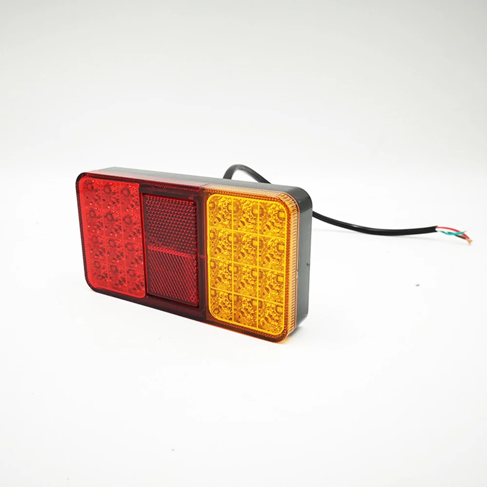 CSCSNL 2 шт. 12 В 24 светодиода задние фонари для прицепа грузовика стоп сигнал