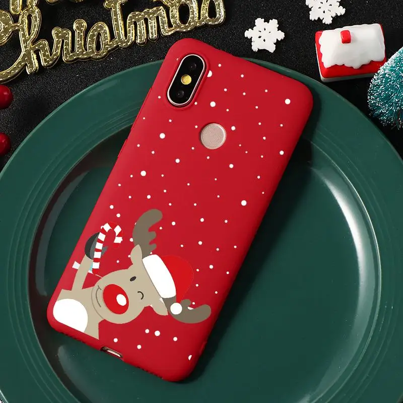 sd1lu1go Счастливого Рождества с изображением оленя для ТПУ Xiaomi mi 9T Pro 9 SE F1 A1 A2 5X6X8 Lite Red mi Note 7 Pro 7 Y3 K20 Pro 7A 5A 6A 6 5 5A мягкий чехол - Цвет: sd1lu1go