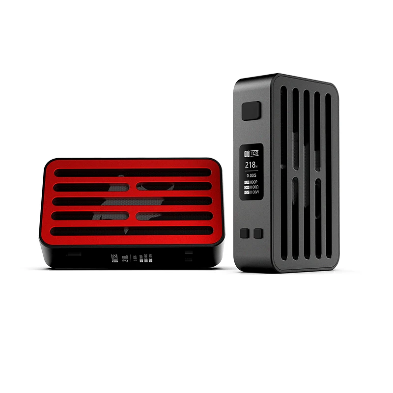 

G-taste Curdovape HALO 228W Box Vape Mod 18650 Battery Mod E Cig 0.96-inch OLED Screen with VV TC Mode E Cig 510 Thread Vap Mod