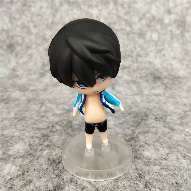 5 шт./компл. Kawaii бесплатно! ПВХ японская аниме экшн-фигурка модели игрушки милая