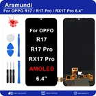 ЖК-дисплей 6,4 дюйма AMOLED для OPPO RX17 Neo RX17 PRO, сенсорный экран в сборе, сменный аксессуар для OPPO R17