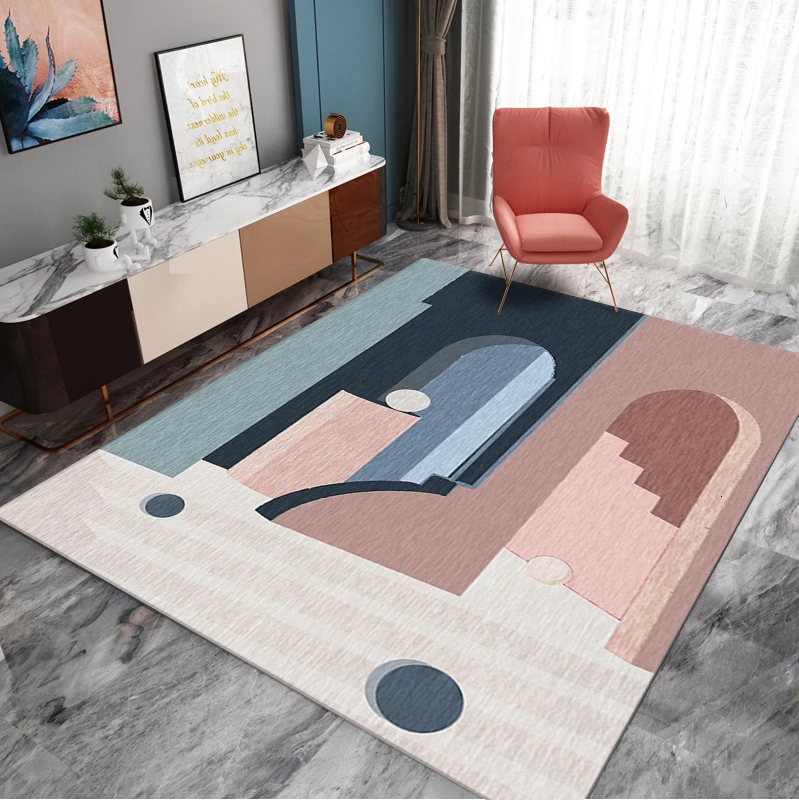 Европейский ковер для дома скандинавские ковры гостиной прямоугольные милые