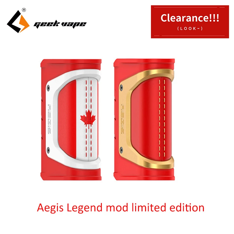 Распродажа! GeekVape Aegis Legend мод 200 Вт TC коробка Питание от двух батарей 18650