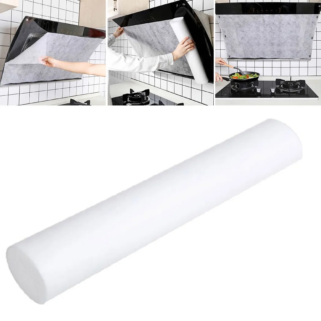 

Transparent 500/1000cm Kitchen Oil Sticker Range Hood Oil Filter Paper Moisture-proof Oil-Absorbing Paper Oil-Proof Sticker