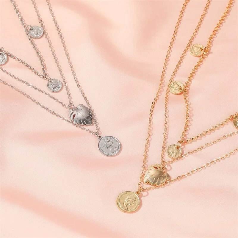 Женская бижутерия FUN-BEAUTY новое длинное многослойное ожерелье в стиле ретро с