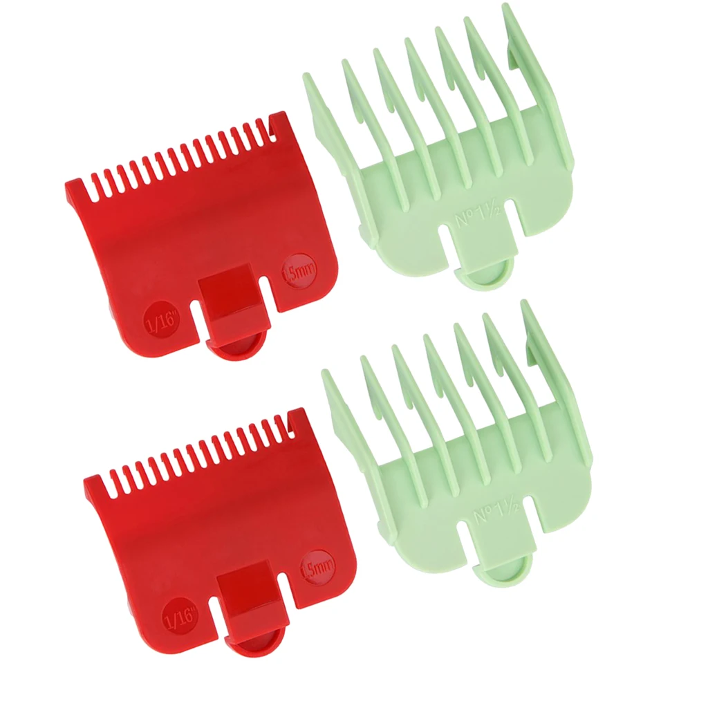 

4pcs Plastic Universal Barber Hairdressing Shaving Clipper Shaver Guide Combs