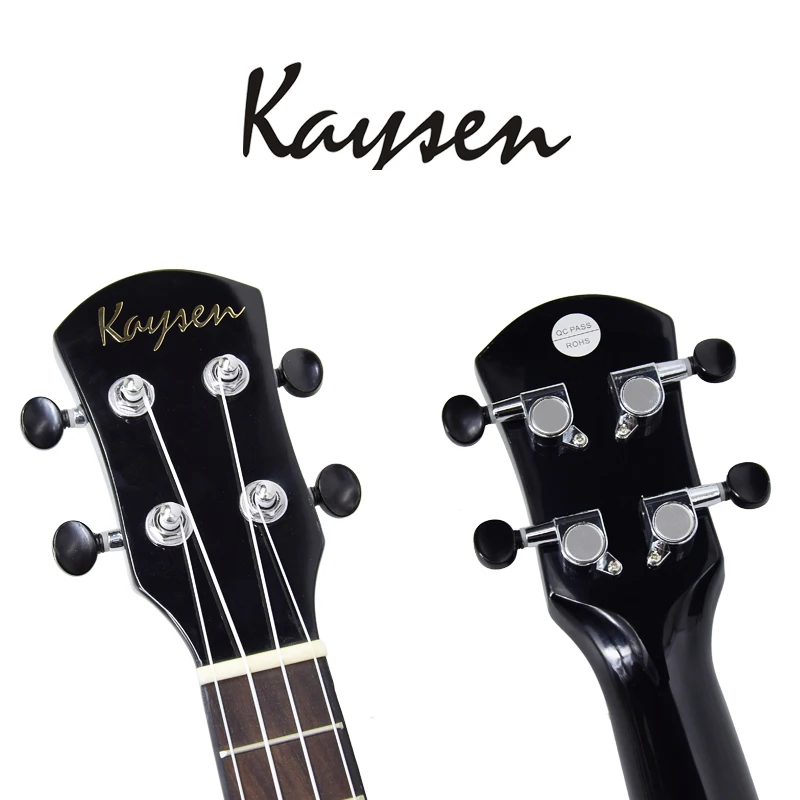 Kaysen черная Гавайская гитара 23 дюйма гавайская 4 струны Гавайские гитары
