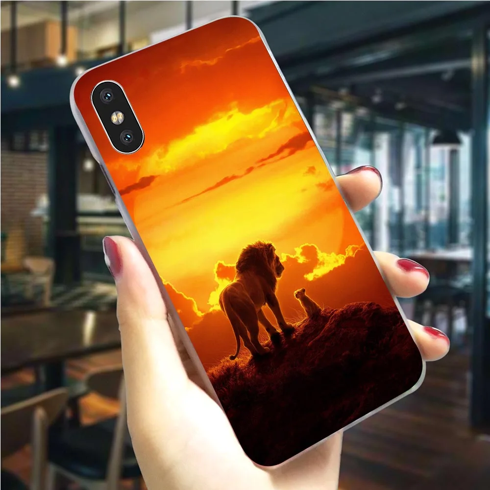 Модный чехол для телефона с изображением короля льва iPhone 6S 5 5S SE 6/6 Plus 7 8/7 8 X XS XR Xs Max