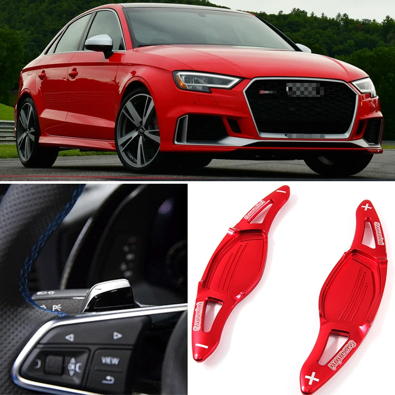Tommia для Audi RS3 2017 2018 RS4 RS5 2 шт. рулевое колесо с алюминиевым рычагом переключения