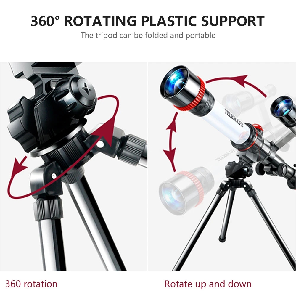 

Children Astronomical Telescope With BinocularsTripod Science Experiment Simulates Stargazing Monocular For Outdoor Camping