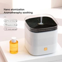 dc 5v usb ultrasonic cool mist aromatherapy essential oil diffuser mini air humidifier with led light for home aroma diffusor