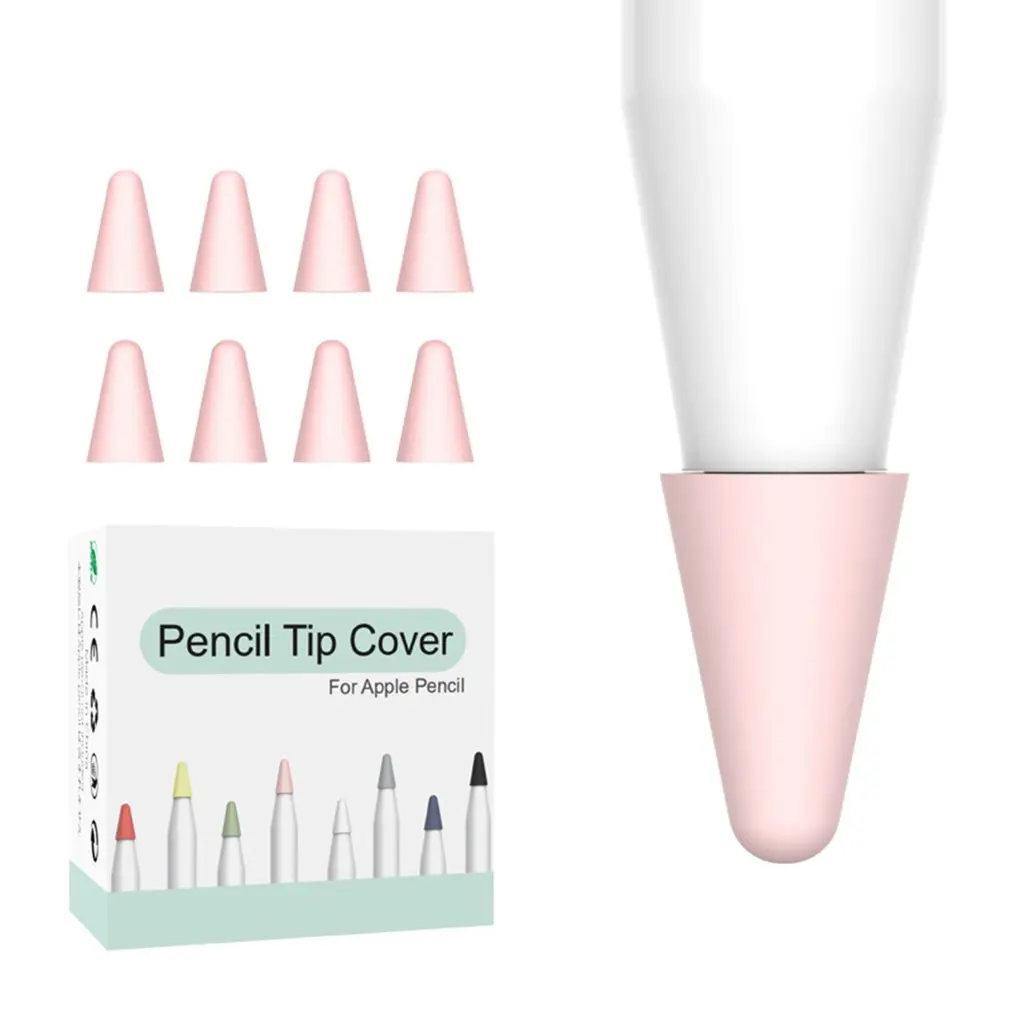 

Silicone Pen Tip Protective Cover For Apple Pencil 1/2 Simple Installation Non-slip Soft Silicone Case