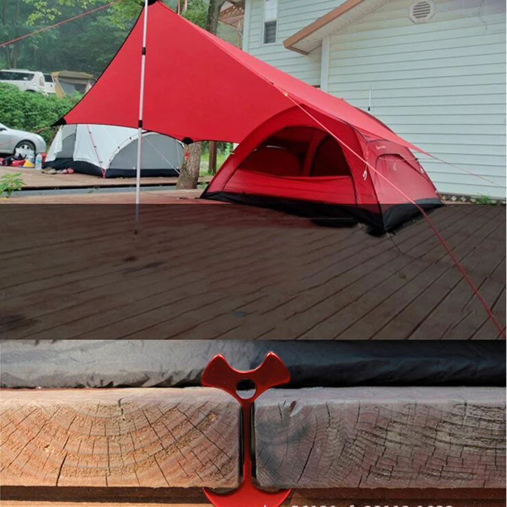 4 шт. практичный шатер из алюминиевого сплава ветряная веревка якоря