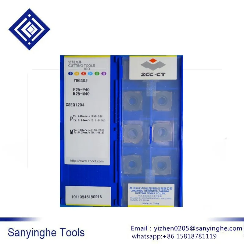 

Карбидные Фрезы с ЧПУ YBG302 XSEQ1204, 30 шт./кор., SMP01