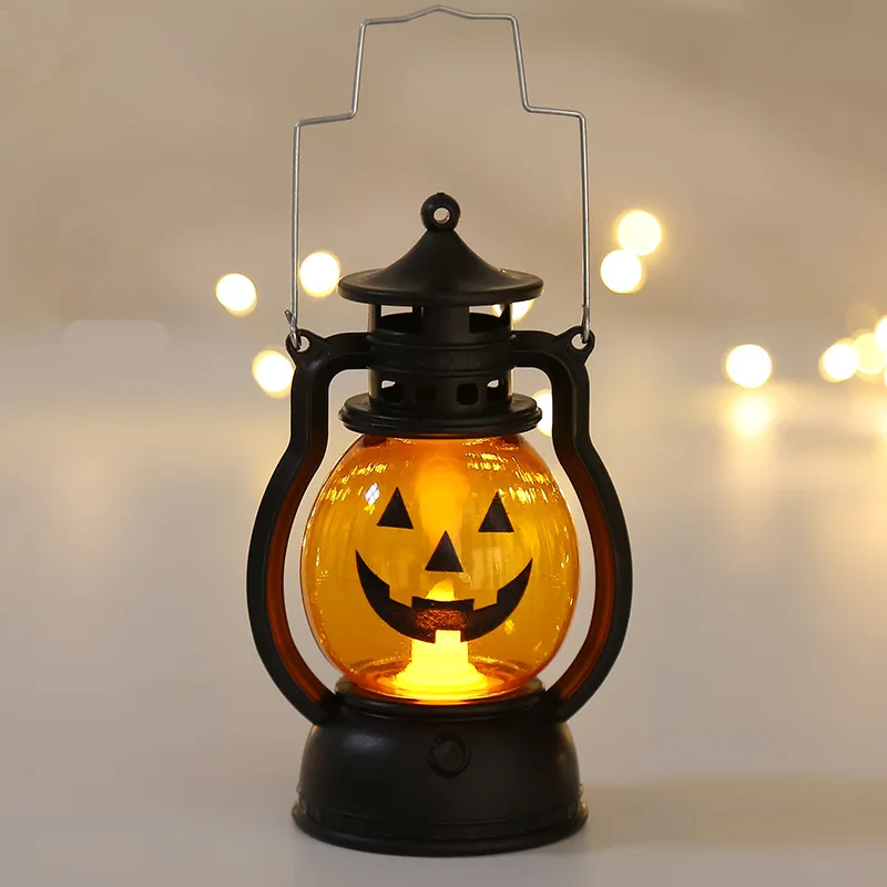 Pumpkin Head LED Lantern Halloween Decoration Props Creative Holiday Bar Party Light Oil Lamp | Дом и сад
